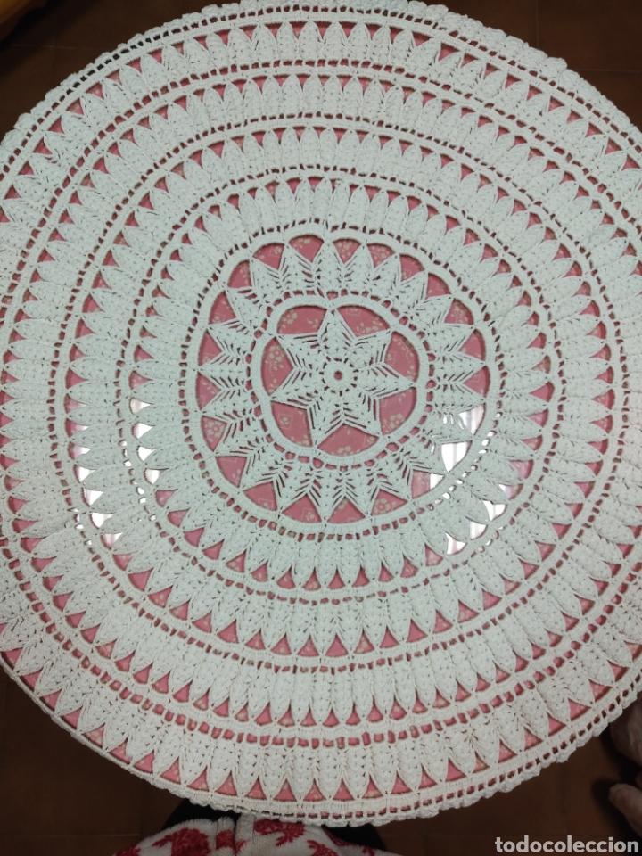 Artesan&iacute;a: Tapete hilo blanco - Foto 1
