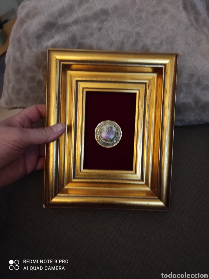 Artesan&iacute;a: Cuadro dorado con Camafeo - Foto 3