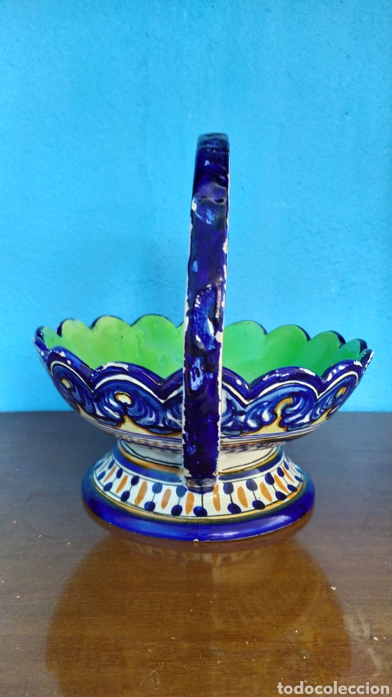 Artesan&iacute;a: Frutero o centro de mesa antiguo - Foto 3