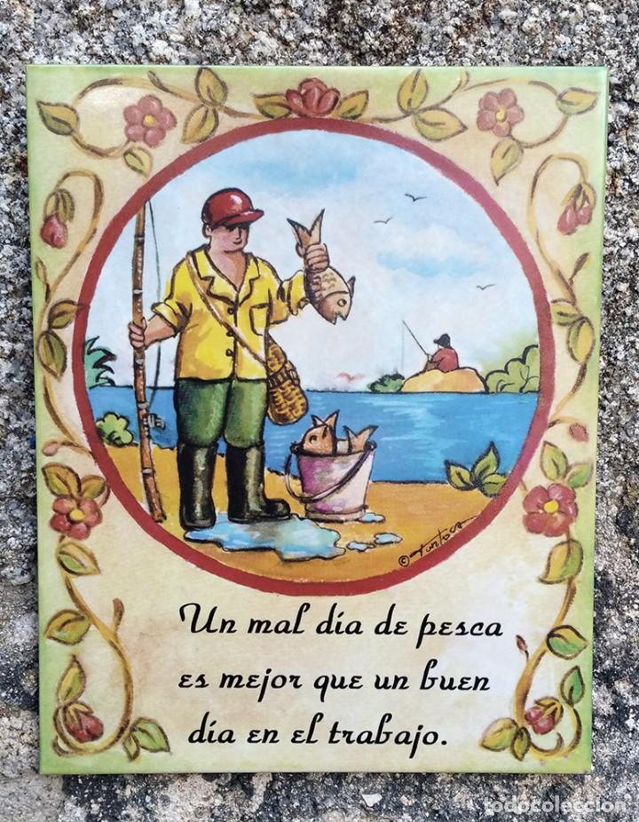 Artesan&iacute;a: Azulejo D&iacute;a de pesca - Foto 1
