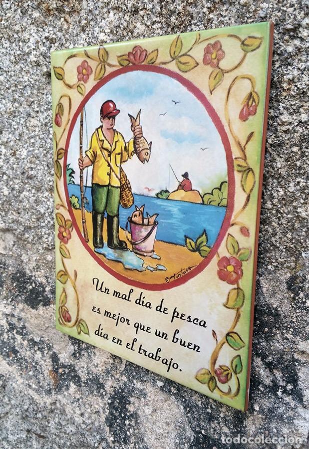 Artesan&iacute;a: Azulejo D&iacute;a de pesca - Foto 3