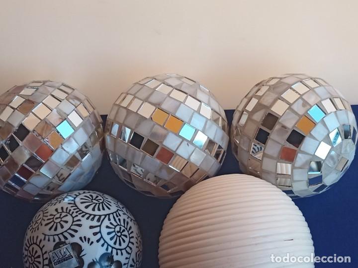 Artesanía: Seis bolas decorativas, mosaico, porcelana. - Foto 8 - 273357068