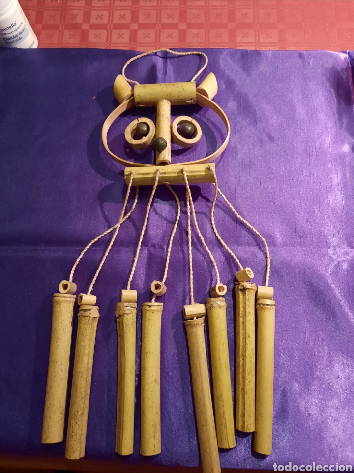 Artesan&iacute;a: Buho de bamb&uacute; composici&oacute;n artesana - Foto 2