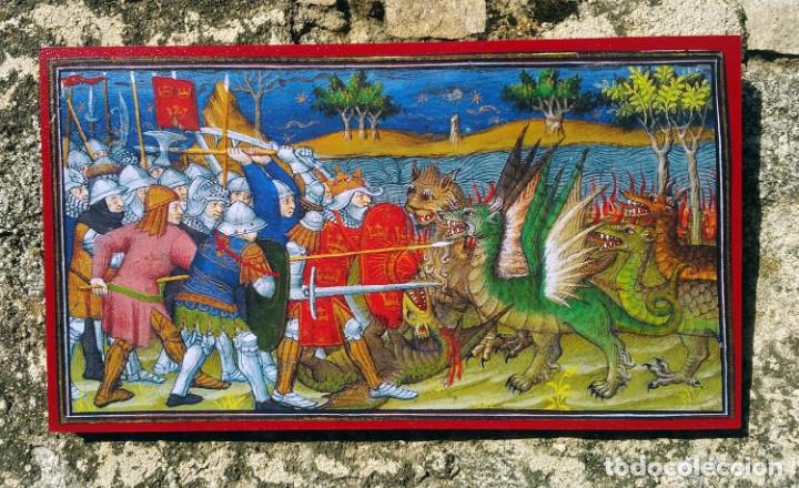 Artesan&iacute;a: Cuadro Batalla contra dragones - Foto 1