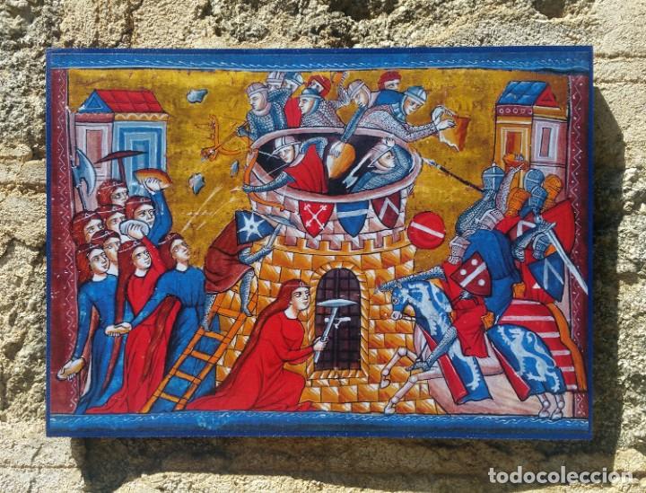 Artesan&iacute;a: Cuadro torre&oacute;n asediado - Foto 1