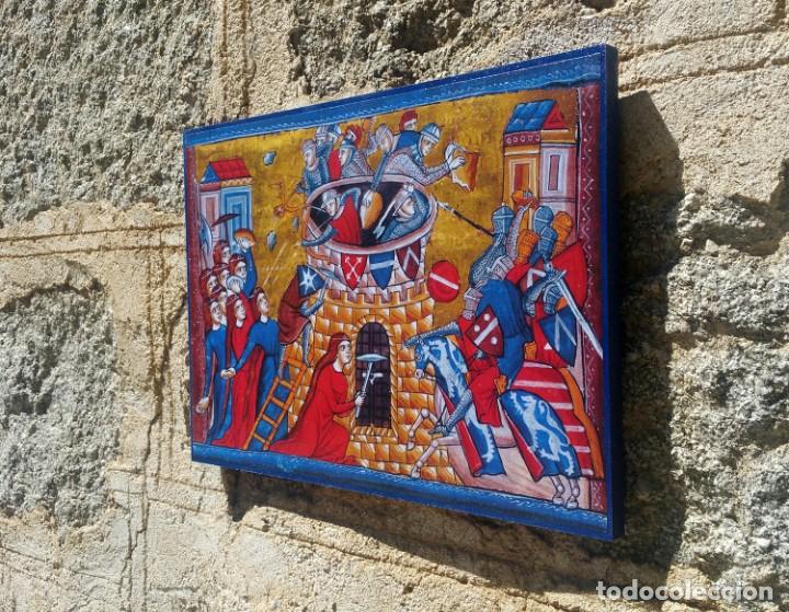 Artesan&iacute;a: Cuadro torre&oacute;n asediado - Foto 4