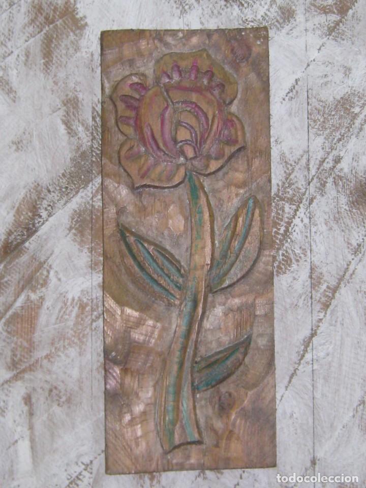 Artesan&iacute;a: Tablilla flor mediterr&aacute;nea. - Foto 1