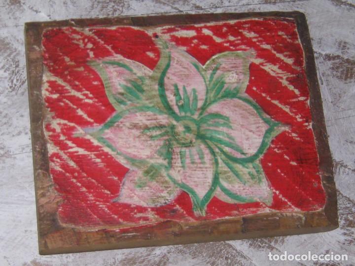 Artesan&iacute;a: Retablillo flor mediterr&aacute;neo. - Foto 1