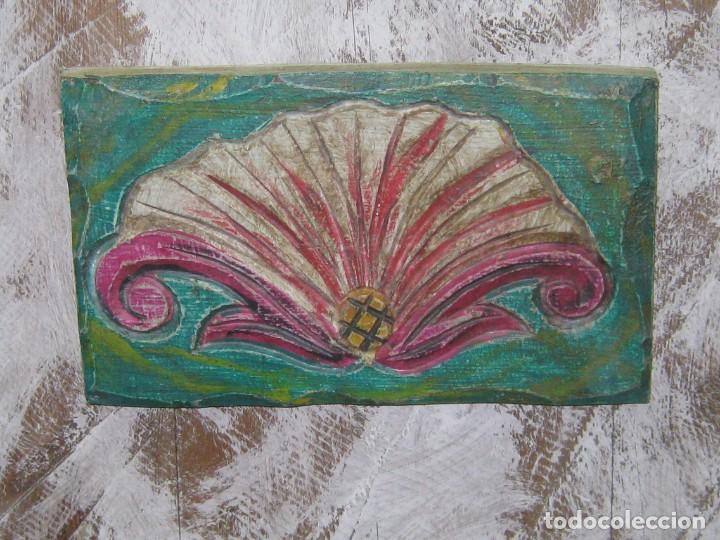Artesan&iacute;a: Concha de peregrino policromada. - Foto 1