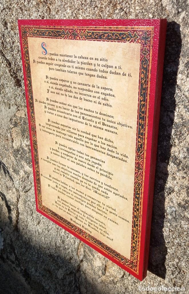 Artesan&iacute;a: Cuadro Poema If - Foto 4