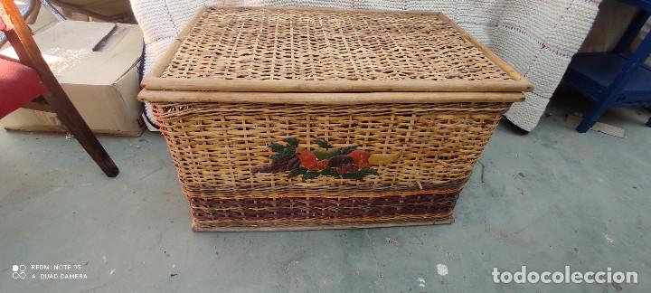 Artesan&iacute;a: cesto de ca&ntilde;a - Foto 2