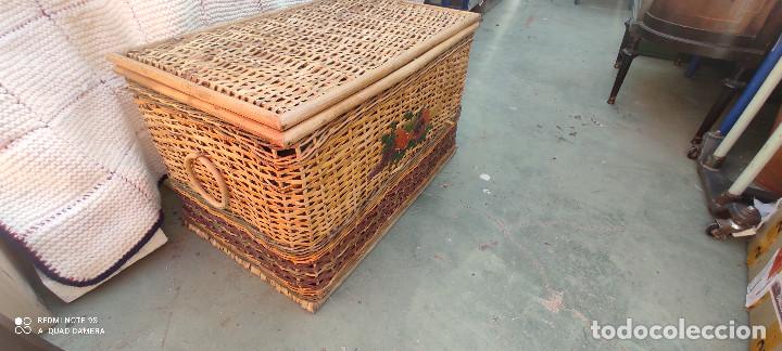 Artesan&iacute;a: cesto de ca&ntilde;a - Foto 3