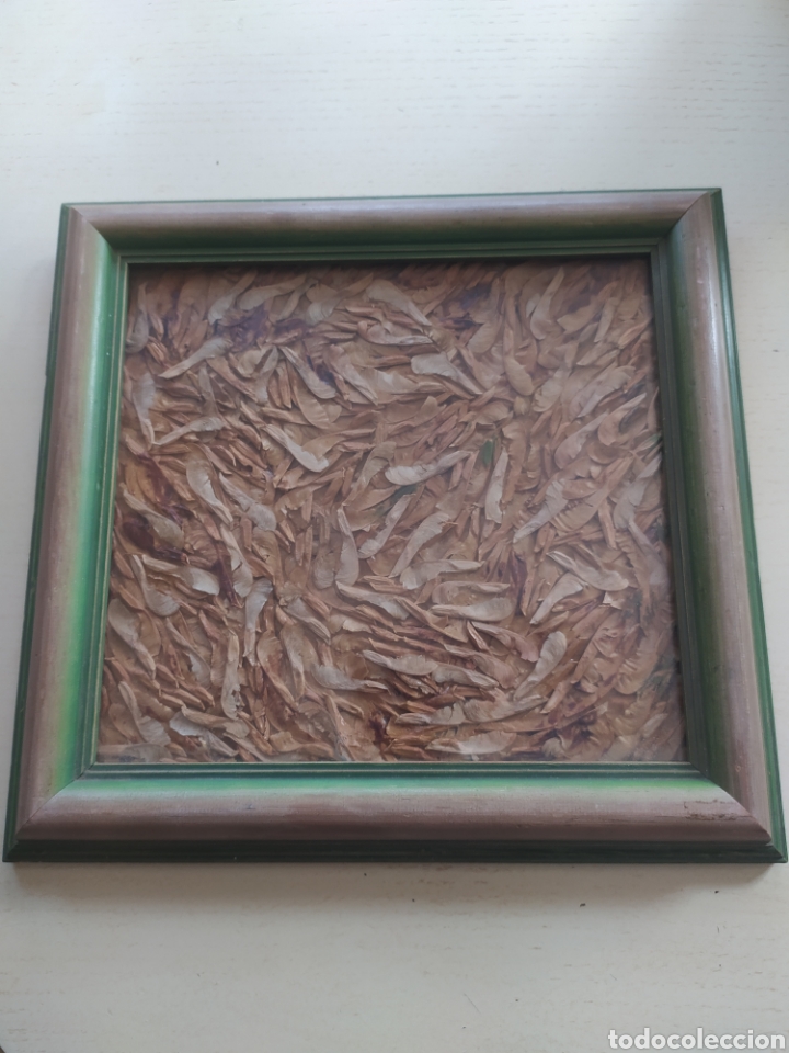 Artesan&iacute;a: Cuadro Hojas Secas. - Foto 1