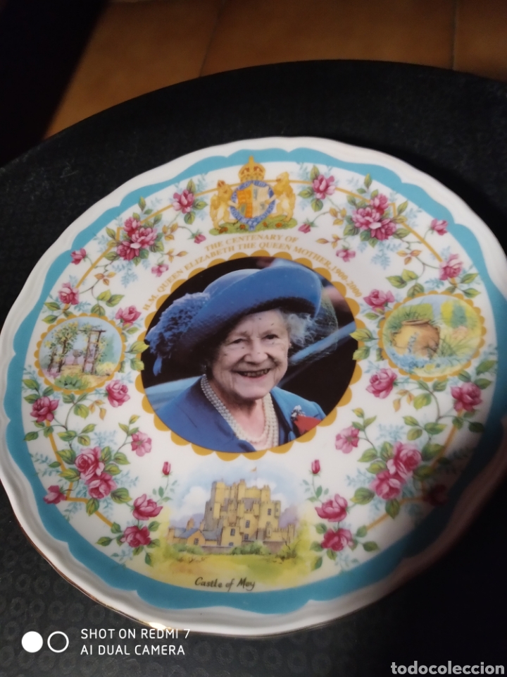Artesan&iacute;a: Plato Centenario Elizabeth de Inglaterra - Foto 1