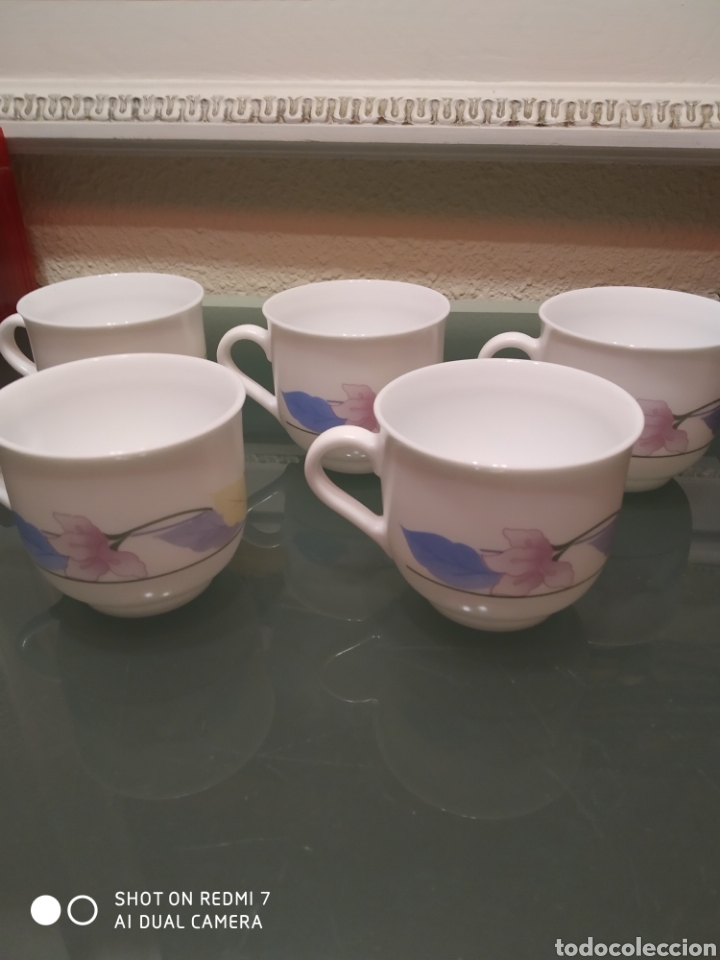 Artesan&iacute;a: 5 Tazas Arcopal - Foto 1