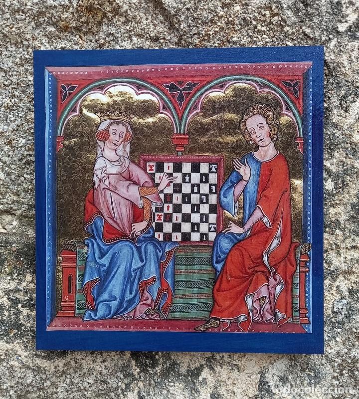 Artesan&iacute;a: Cuadro Ajedrez medieval - Foto 1