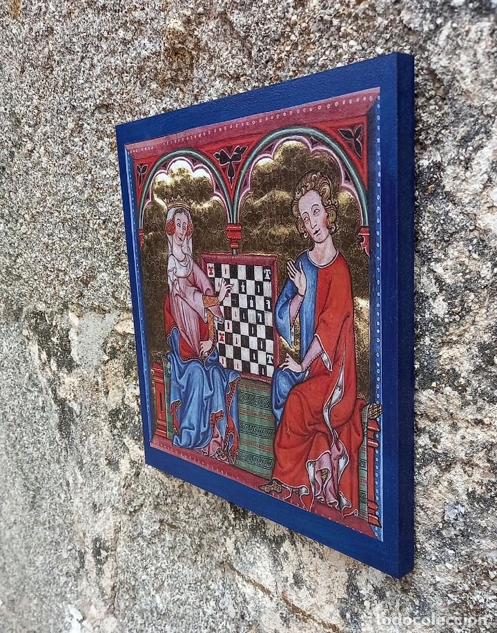 Artesan&iacute;a: Cuadro Ajedrez medieval - Foto 4