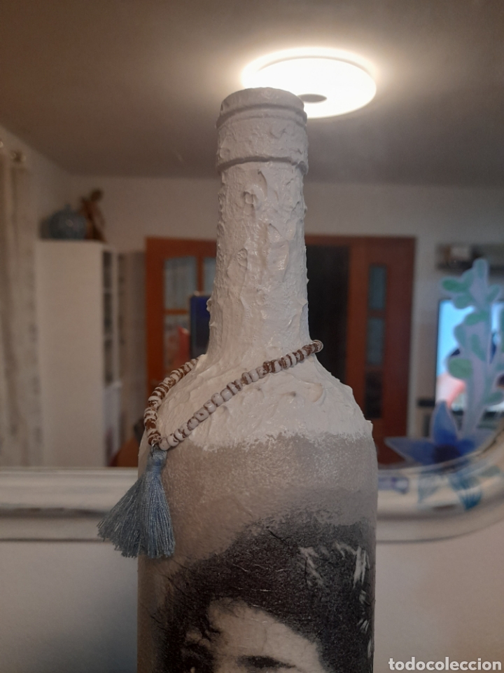 Artesan&iacute;a: BOTELLA DECORADA A MANO - Foto 2