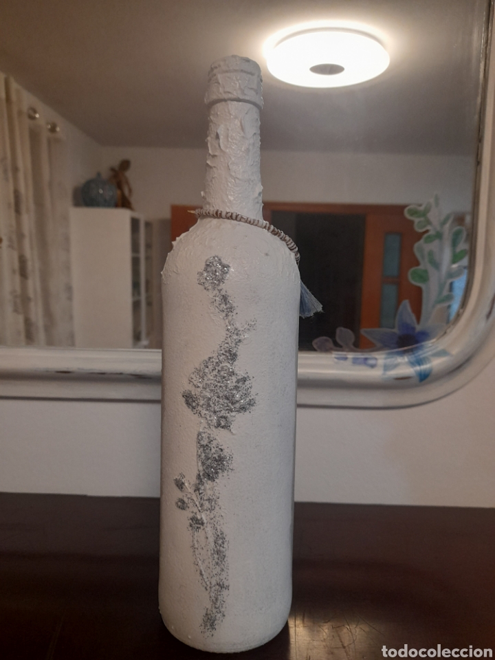 Artesan&iacute;a: BOTELLA DECORADA A MANO - Foto 4