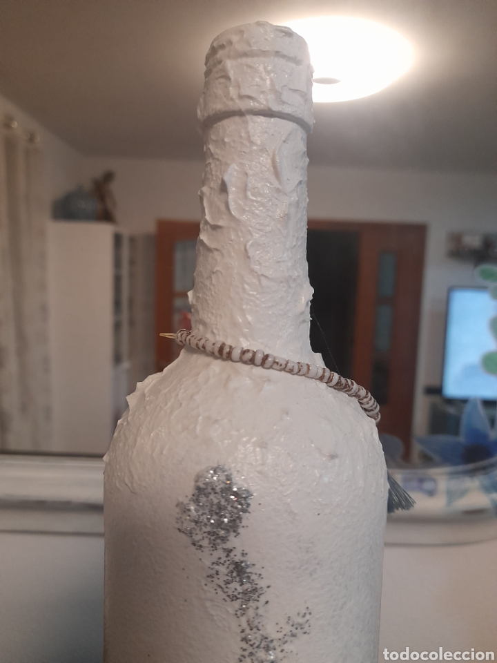 Artesan&iacute;a: BOTELLA DECORADA A MANO - Foto 5
