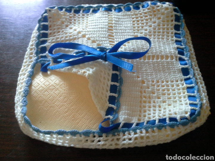 Artesan&iacute;a: Servilletero de ganchillo. - Foto 1