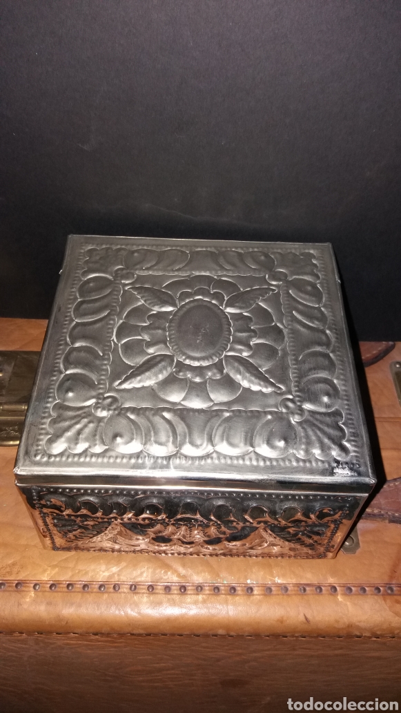 Artesan&iacute;a: Caja de madera y alpaca - Foto 1