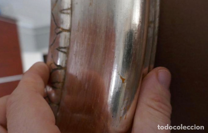 Artesan&iacute;a: Espejo madera decorado plata - Foto 2