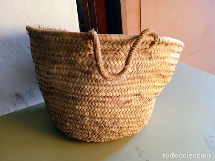 Artesan&iacute;a: Cesta antigua de palma - Foto 2