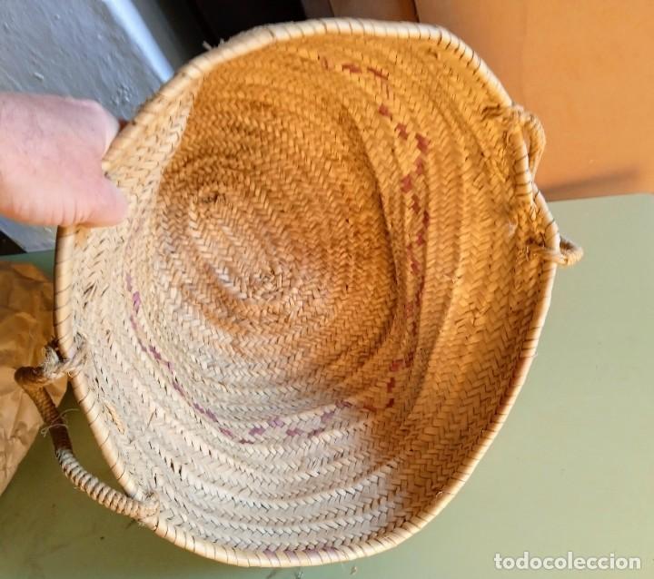 Artesan&iacute;a: Cesta antigua de palma - Foto 5