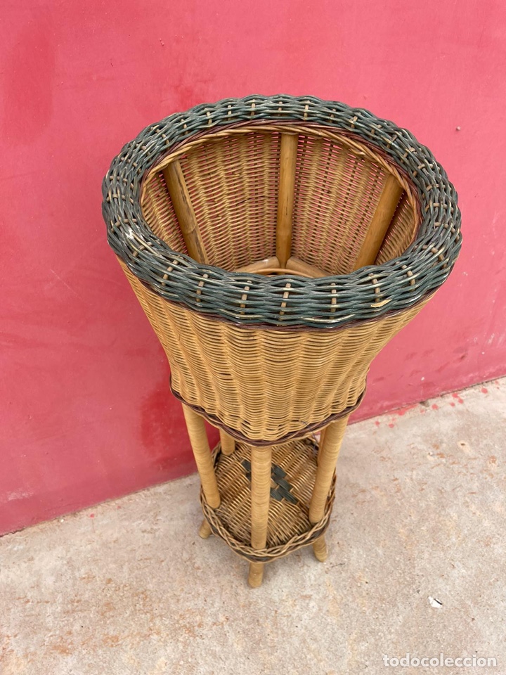 Artesan&iacute;a: Macetero mimbre - Foto 2