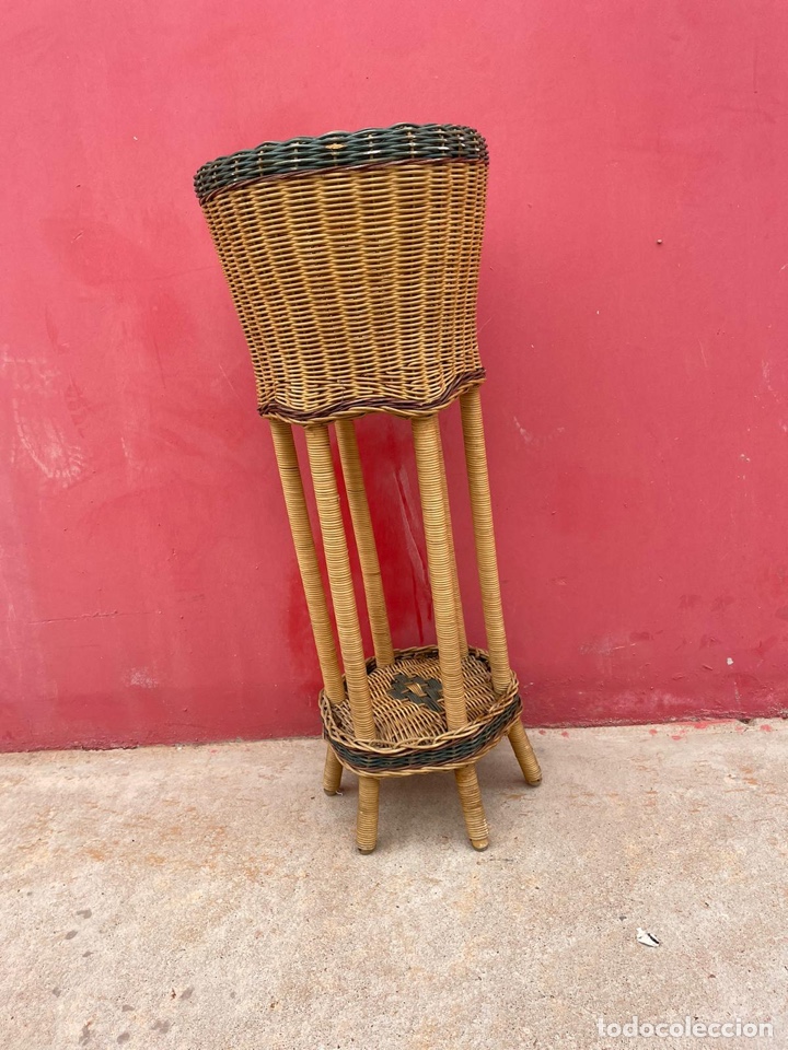 Artesan&iacute;a: Macetero mimbre - Foto 3