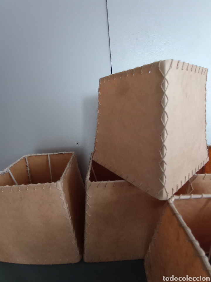 Artesan&iacute;a: Lote de 5 pantallas de pergamino