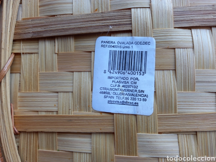 Artesan&iacute;a: Panera ovalada - Foto 3