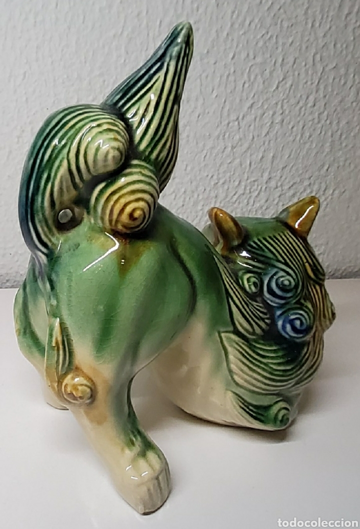 Artesan&iacute;a: Perro Foo en cer&aacute;mica vidriada - Foto 2