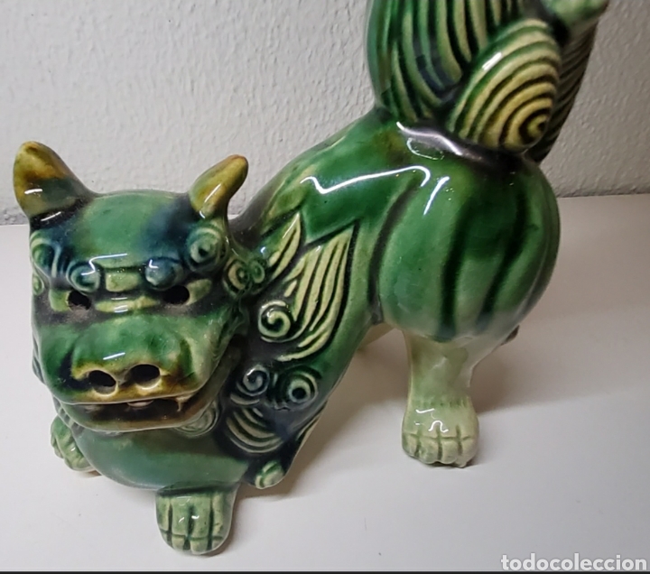 Artesan&iacute;a: Perro Foo en cer&aacute;mica vidriada - Foto 3