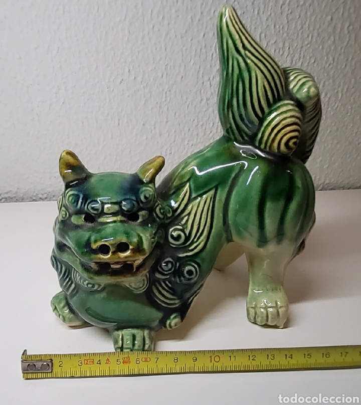Artesan&iacute;a: Perro Foo en cer&aacute;mica vidriada - Foto 4