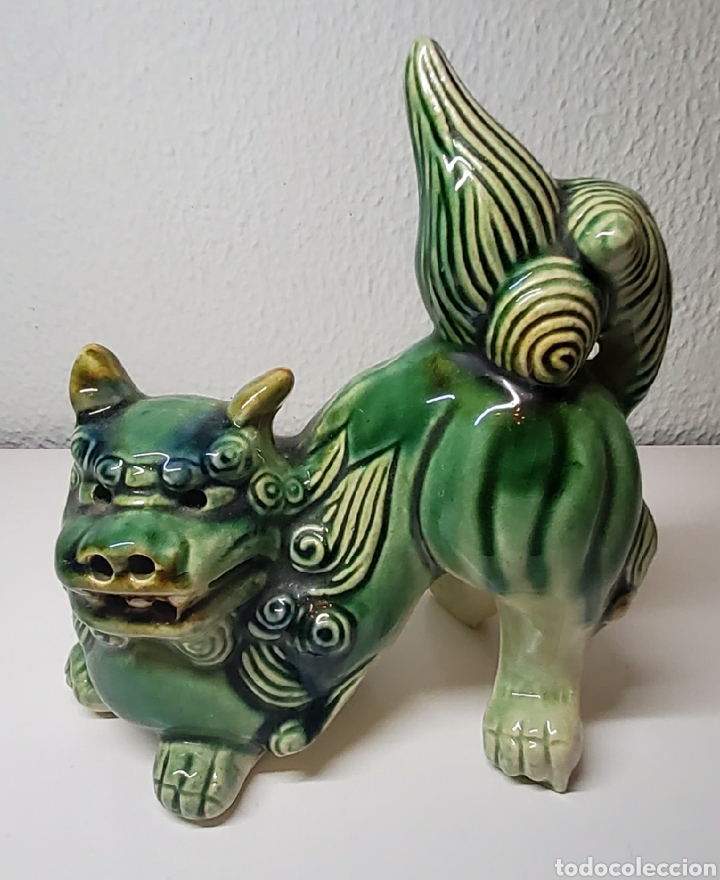 Artesan&iacute;a: Perro Foo en cer&aacute;mica vidriada - Foto 1