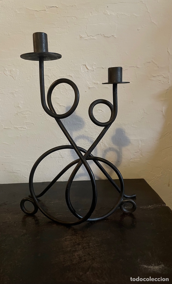 Artesan&iacute;a: Candelabro de forja - Foto 2