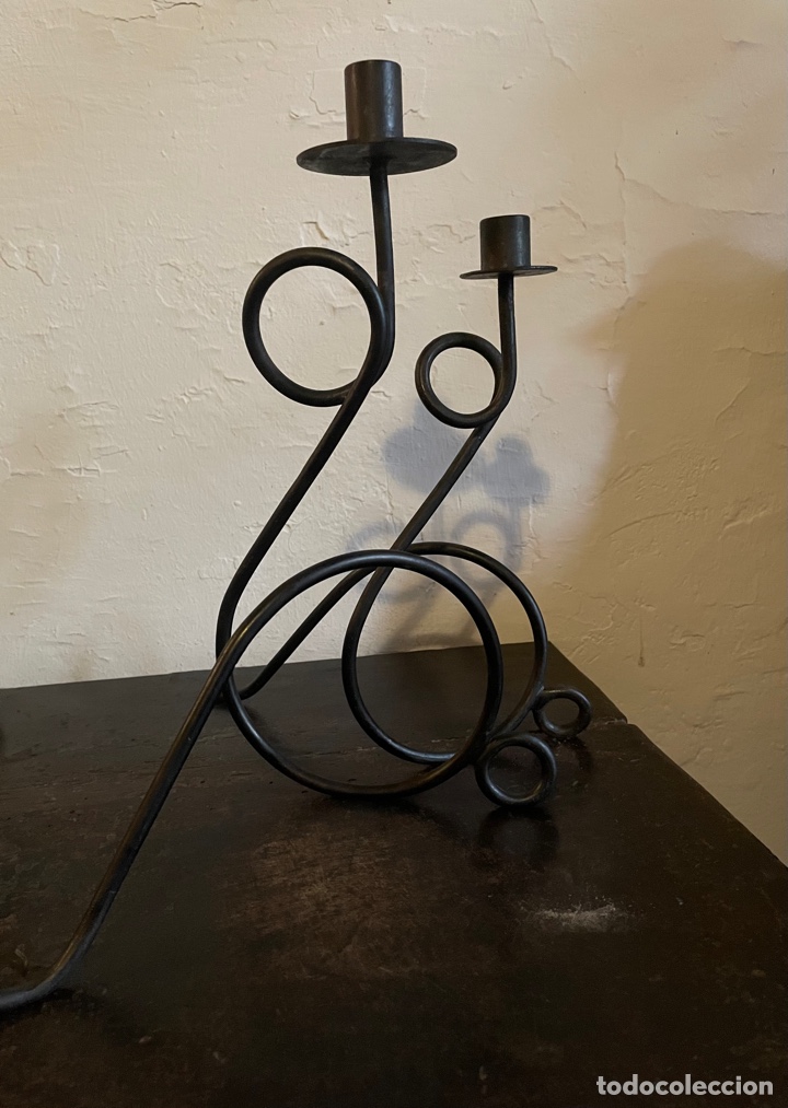Artesan&iacute;a: Candelabro de forja - Foto 3