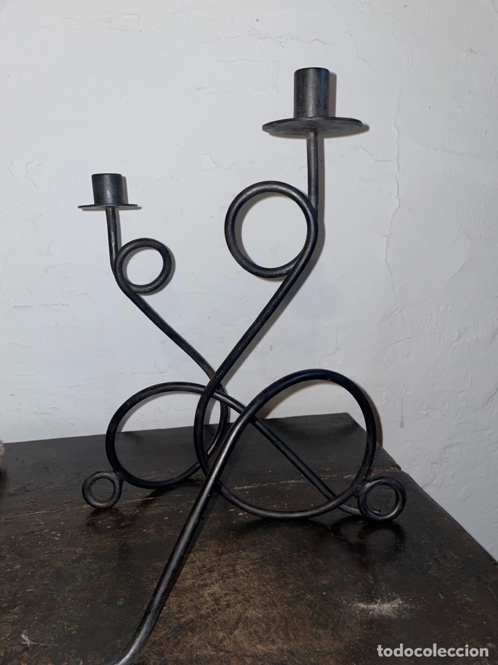 Artesan&iacute;a: Candelabro de forja - Foto 1