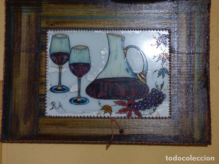 Artesan&iacute;a: Cuadro artesano.El Vino. - Foto 1
