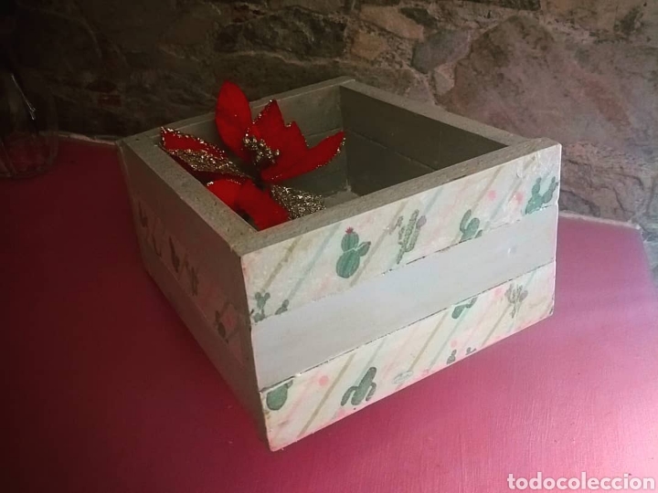 Artesan&iacute;a: Caja de madera cactus - Foto 2