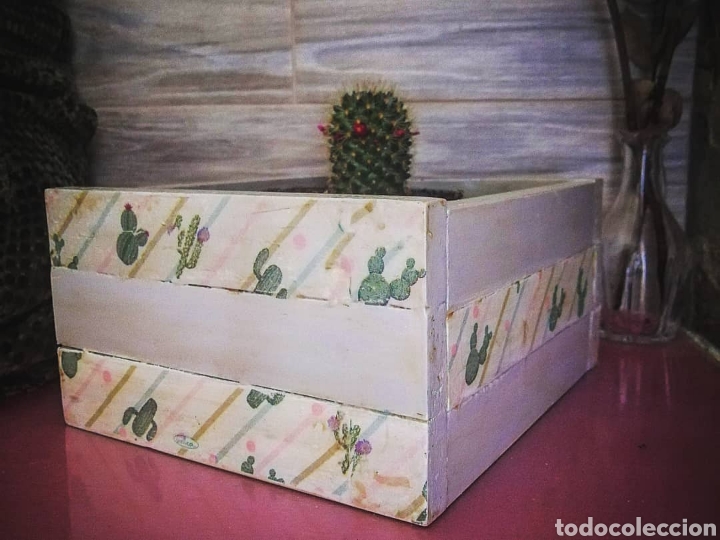 Artesan&iacute;a: Caja de madera cactus - Foto 3