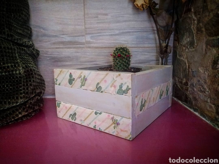 Artesan&iacute;a: Caja de madera cactus - Foto 1