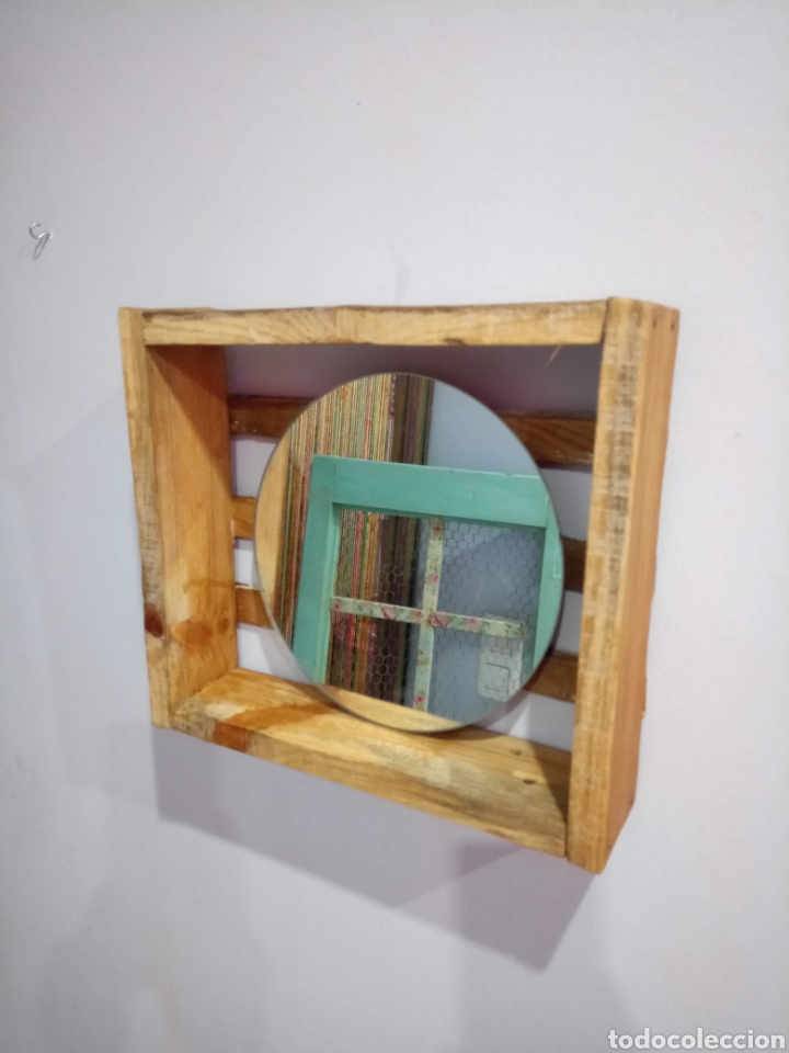 Artesan&iacute;a: Espejo madera rustico - Foto 2