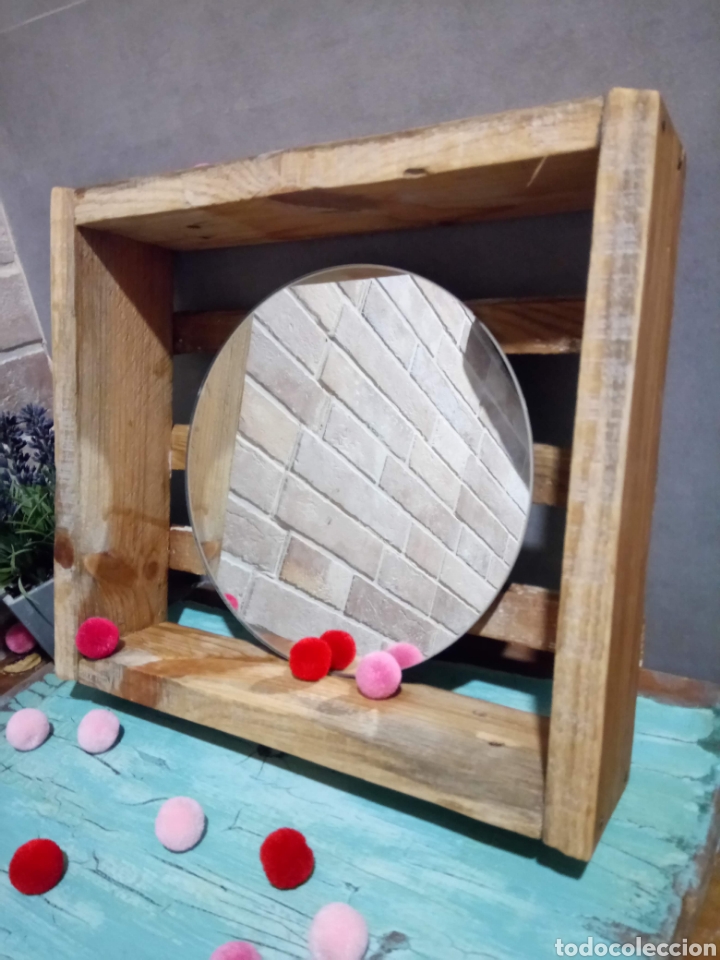Artesan&iacute;a: Espejo madera rustico - Foto 3