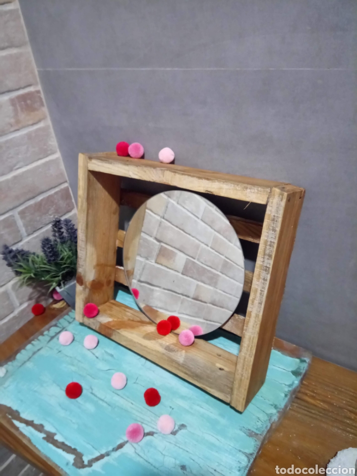 Artesan&iacute;a: Espejo madera rustico - Foto 4