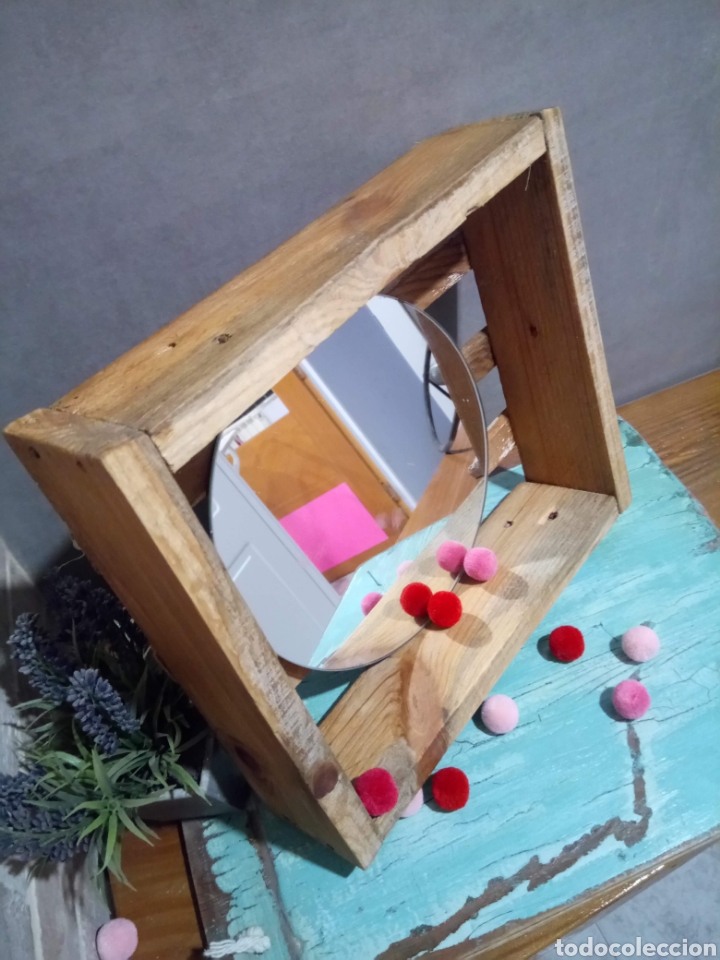 Artesan&iacute;a: Espejo madera rustico - Foto 5