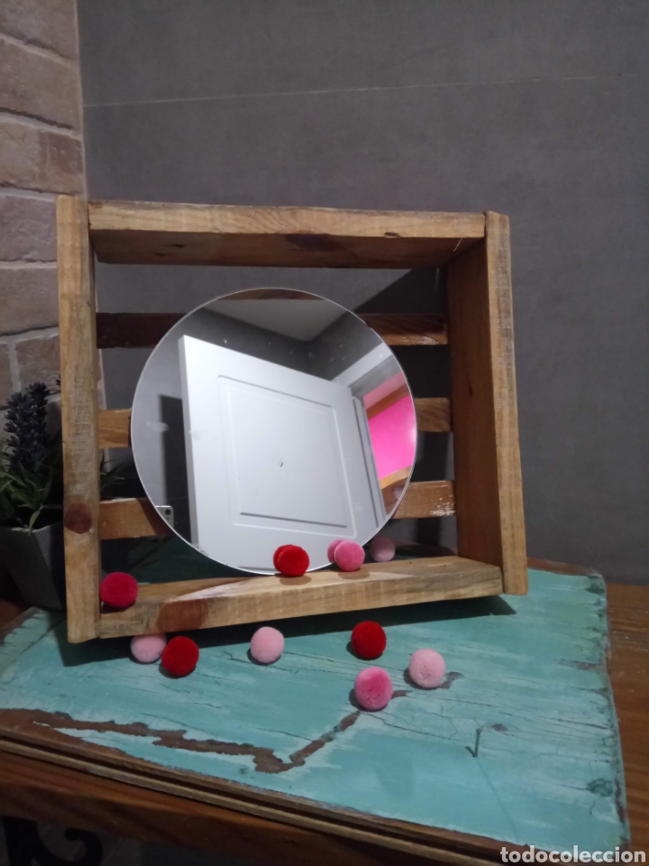 Artesan&iacute;a: Espejo madera rustico - Foto 6