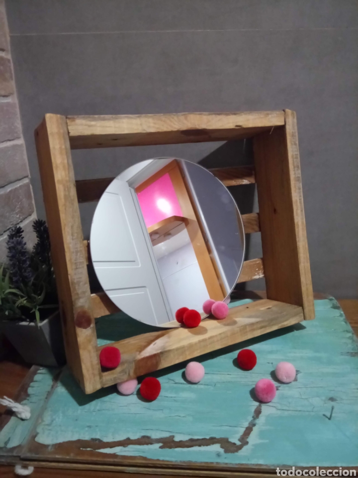 Artesan&iacute;a: Espejo madera rustico - Foto 8